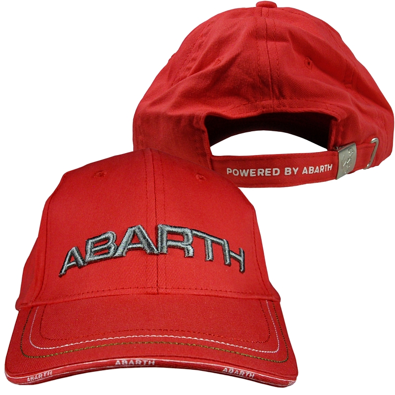 Abarth Embroidered Red Baseball Cap